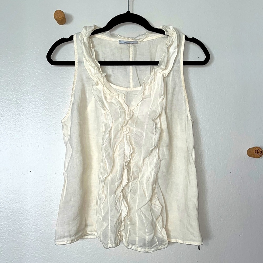 VICTORIA AMIANI | Linen Racerback Tank | 10